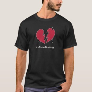 Anti Valentine Broken Weeping Heart T-Shirt