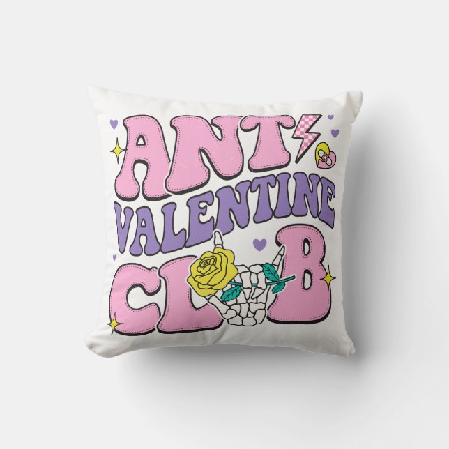 Anti Valentine Club Cushion (Front)