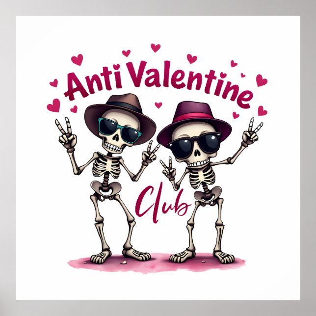 Anti Valentine Club Poster (Front)