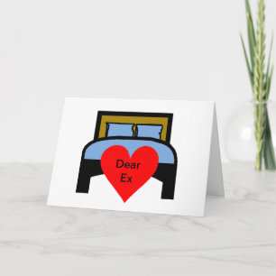 Anti-Valentine  For the Ex   Customise It! Holiday Card