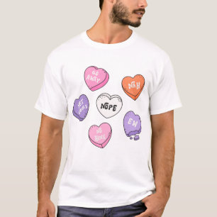 Anti-Valentine Heart Candy T-Shirt