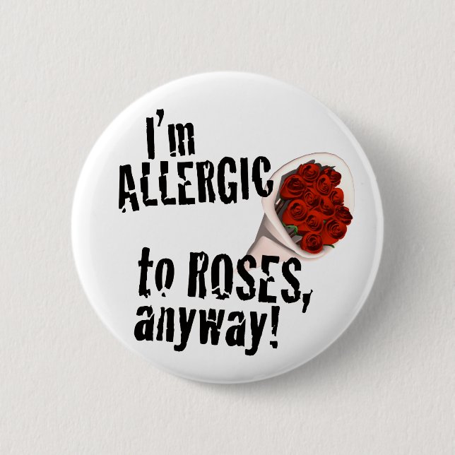 Anti Valentine's Day Button (Front)