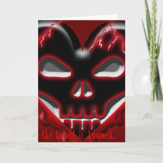 Anti-Valentine's Day: Doomed Heart Holiday Card