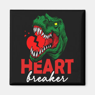 Anti Valentines Day Single Heart Breaker T Rex Di  Magnet