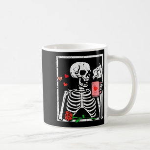 Anti Valentines Day Skeleton Coffee Funny Men Wome Coffee Mug