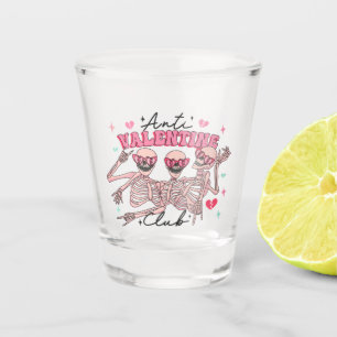 Anti Valentines Day Skeletons Shot Glass