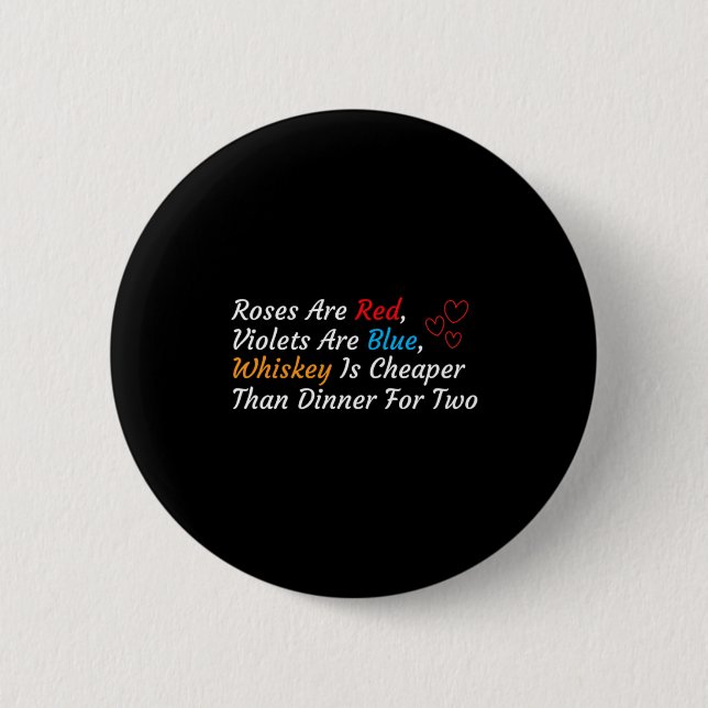 Anti Valentines Day Valentines Drink Anti Valenti  6 Cm Round Badge (Front)