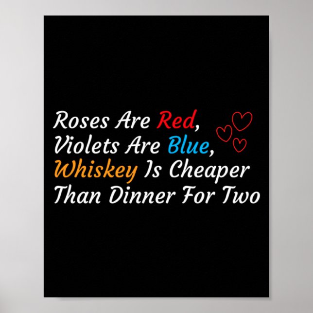 Anti Valentines Day Valentines Drink Anti Valenti  Poster (Front)