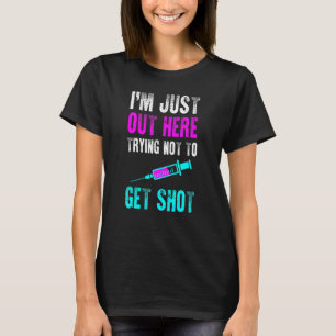 Anti- Vax No Vaccine Needed Not Wanting To Get Sho T-Shirt