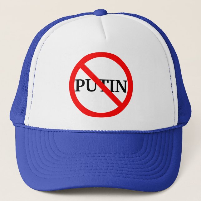 Anti Vladimir Putin  Trucker Hat (Front)