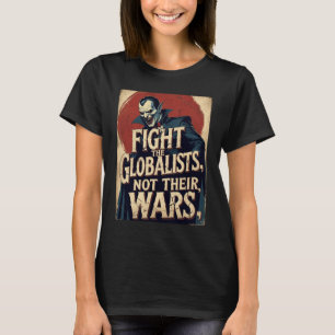 Anti War Anti Globalist Halloween Peace WEF T-Shirt