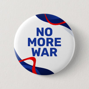 Anti-War Political 6 Cm Round Badge