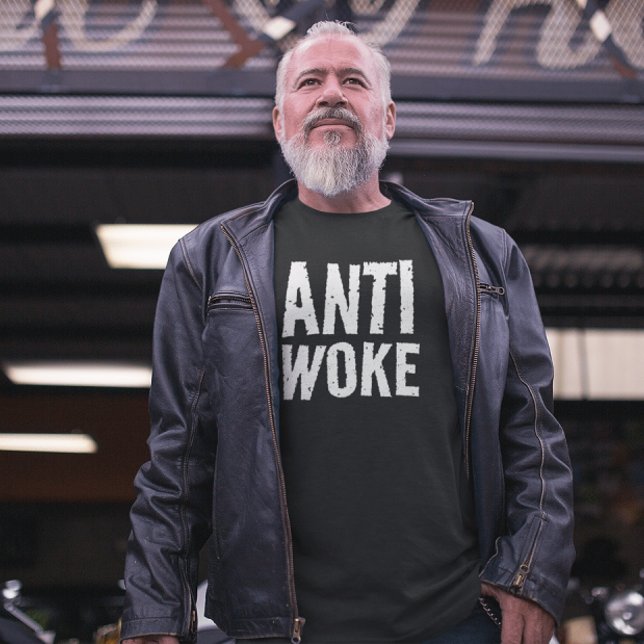 ANTI WOKE T-SHIRTS IN BLACK (Creator Uploaded)