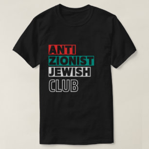 Anti Zionist Jewish Club light Mens T-Shirt