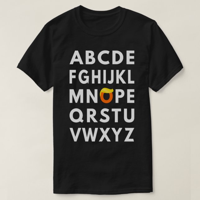AntiAlphabet Nope IV T-Shirt (Design Front)