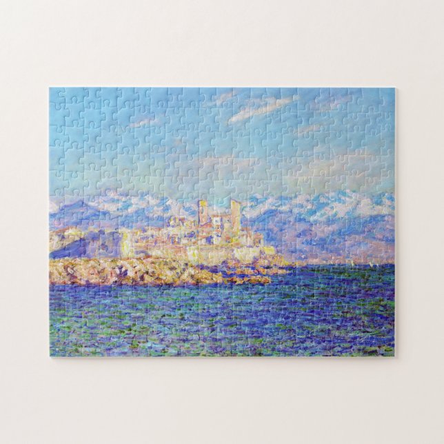 Antibes, Afternoon Effect, 1888 Claude Monet cool, Jigsaw Puzzle (Horizontal)