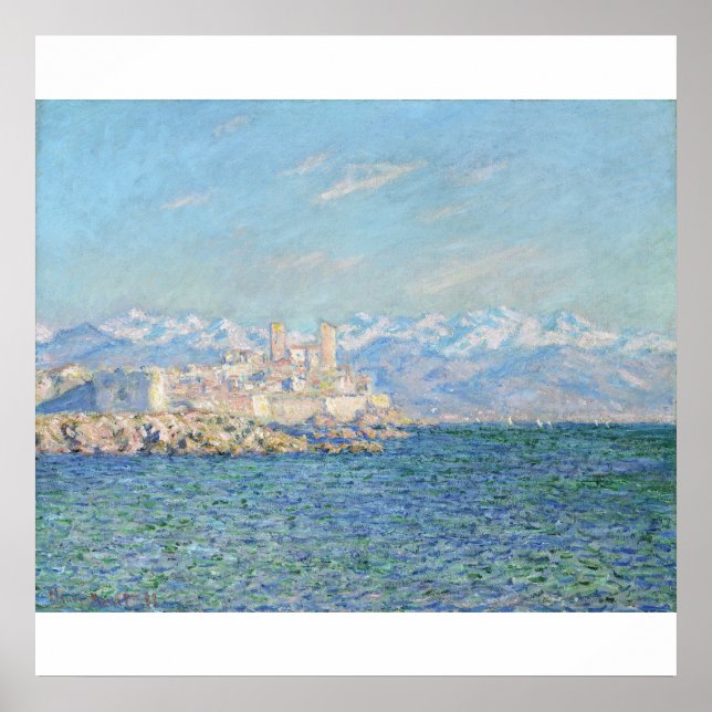 Antibes, Afternoon Effect (1888) Poster (Front)