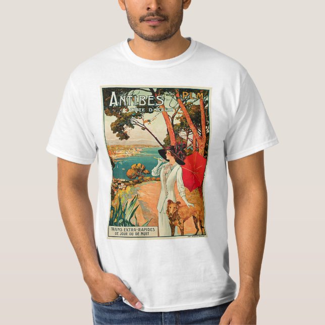 Antibes ~ Cote D'Azur T-Shirt (Front)