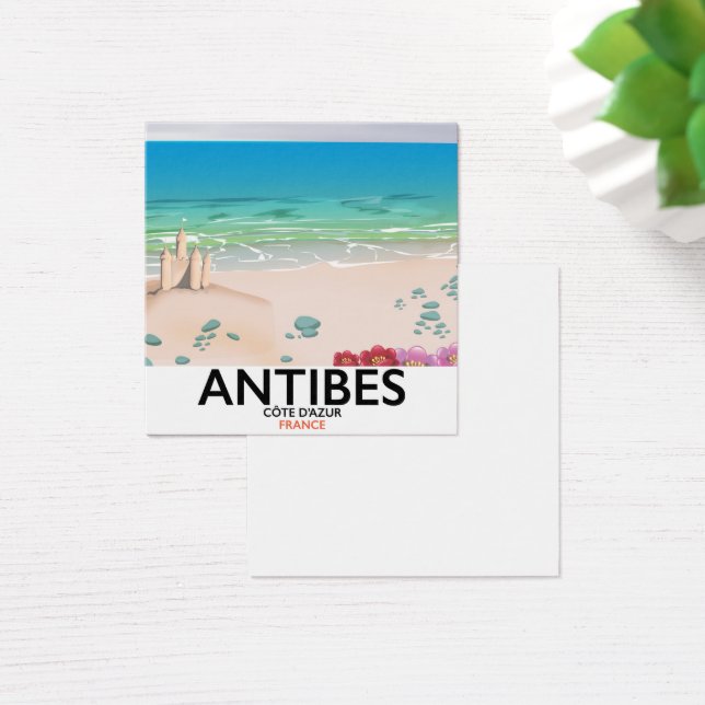 Antibes France Beach poster (Desk)