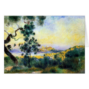 Antibes France Renoir Landscape Painting Card