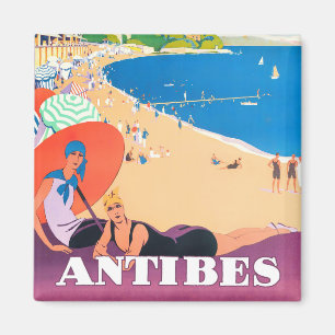 Antibes France vintage travel magnet