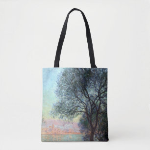 Antibes in the Morning by Claude Monet Tote Bag