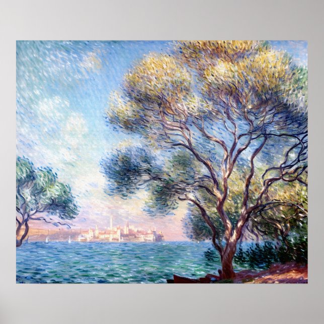 Antibes in the Morning Poster (Front)