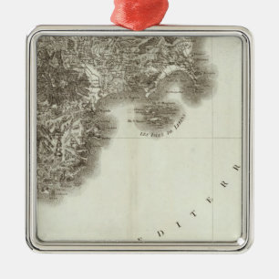 Antibes Metal Tree Decoration