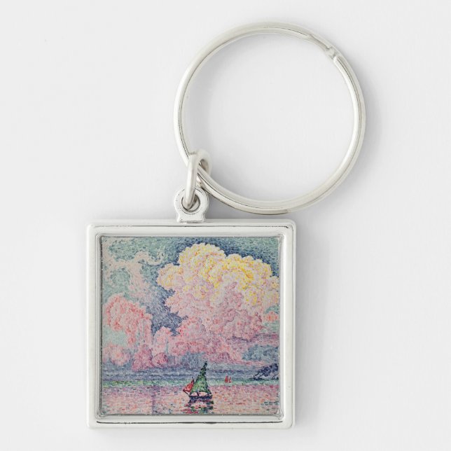 Antibes, the Pink Cloud, 1916 Key Ring (Front)