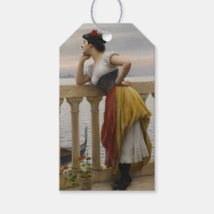 Anticipation by Eugene de Blaas, Art Gift Tags