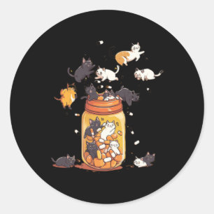 Antidepressant Cat Pill Bottle – Mental Health Awa Classic Round Sticker