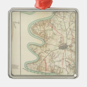 Antietam, Harper's Ferry, Sharpsburg Metal Tree Decoration