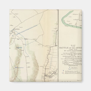 Antietam, Suffolk, Gettysburg Magnet