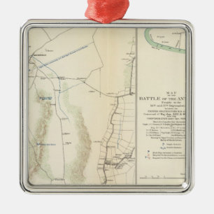 Antietam, Suffolk, Gettysburg Metal Ornament