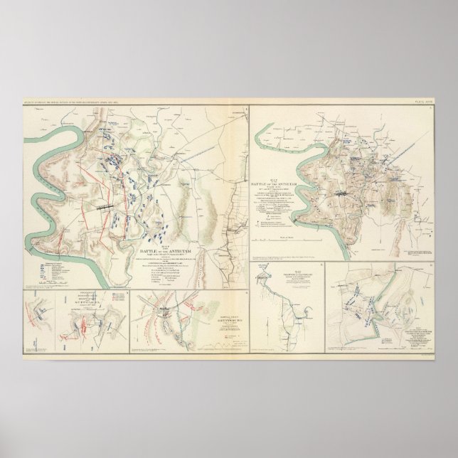 Antietam, Suffolk, Gettysburg Poster (Front)