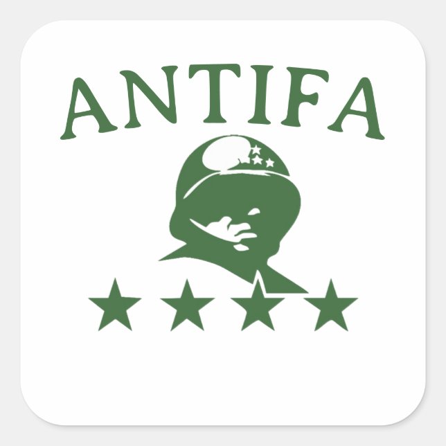 ANTIFA General Square Sticker (Front)