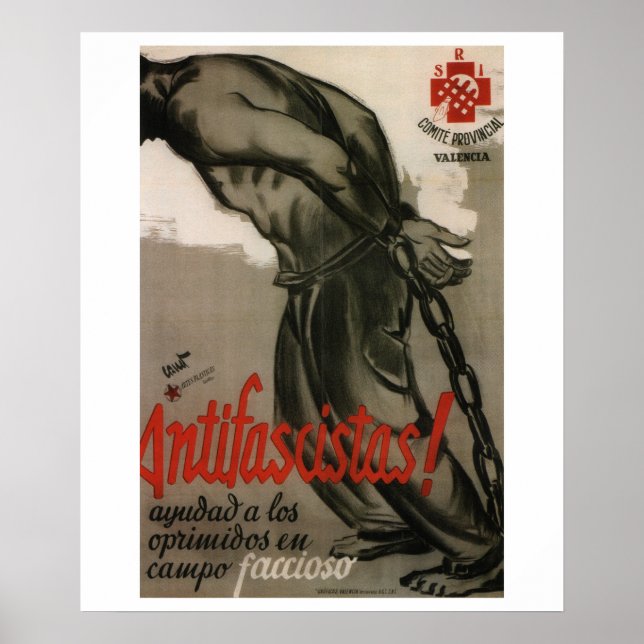 Antifascist! Help the oppressed_Propaganda Poster (Front)