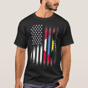 Antigua American Patriot Grown Country USA Flags S T-Shirt