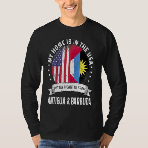 Antigua American Patriot Grown Proud Home USA Flag T-Shirt