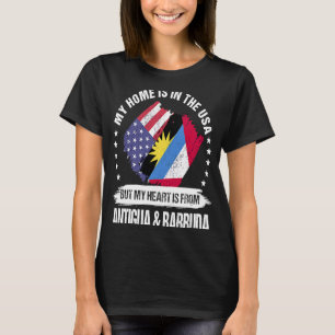 Antigua American Patriot Grown Proud My Heart is f T-Shirt