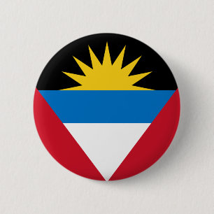 antigua and barbuda 6 cm round badge