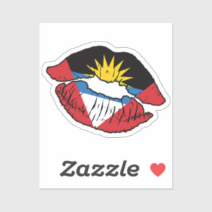 Antigua and Barbuda Antiguan Lipstick Love Flag