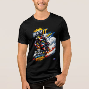 Antigua and Barbuda Classic Colourful  Tri-Blend Shirt