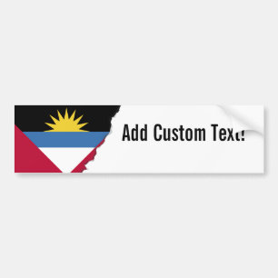 Antigua and Barbuda Flag Bumper Sticker