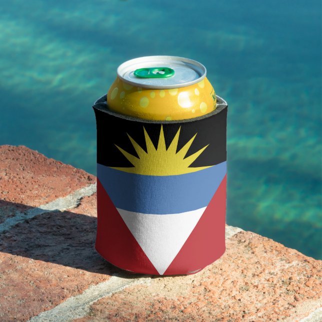 Antigua and Barbuda flag Can Cooler (In Situ Pool)
