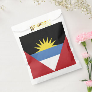 Antigua and Barbuda flag Favour Bag