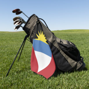Antigua and Barbuda flag Golf Towel