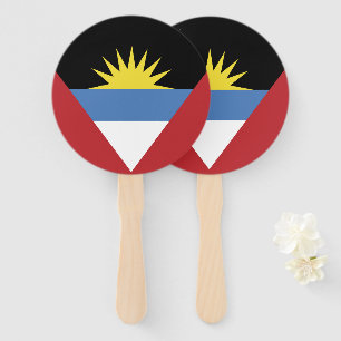 Antigua and Barbuda flag Hand Fan