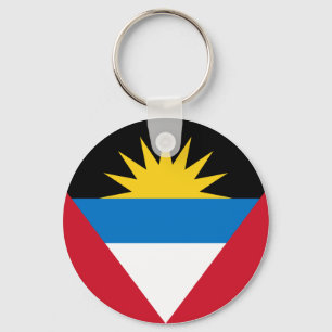Antigua and Barbuda Flag Key Ring