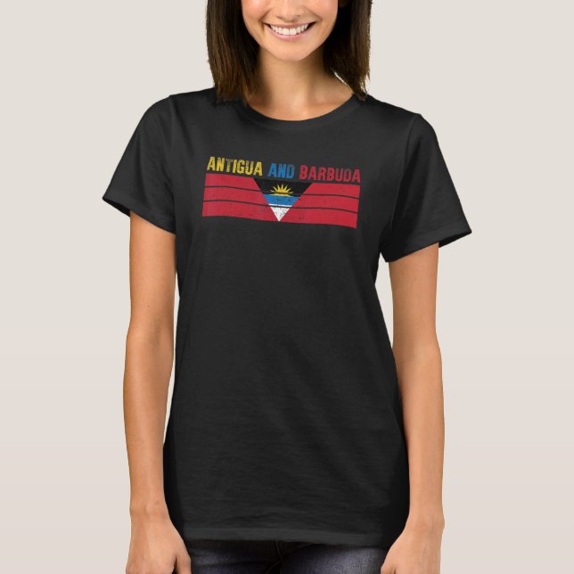 Antigua And Barbuda Flag Mens Womens Kids T-Shirt (Front)